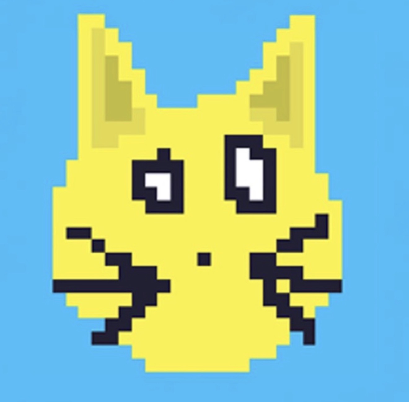 SOLCAT pixel cat mascot